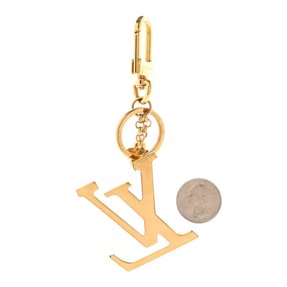 Louis Vuitton Metal Taurillon LV Capucines Bag Charm Key Holder Black 2 of 4