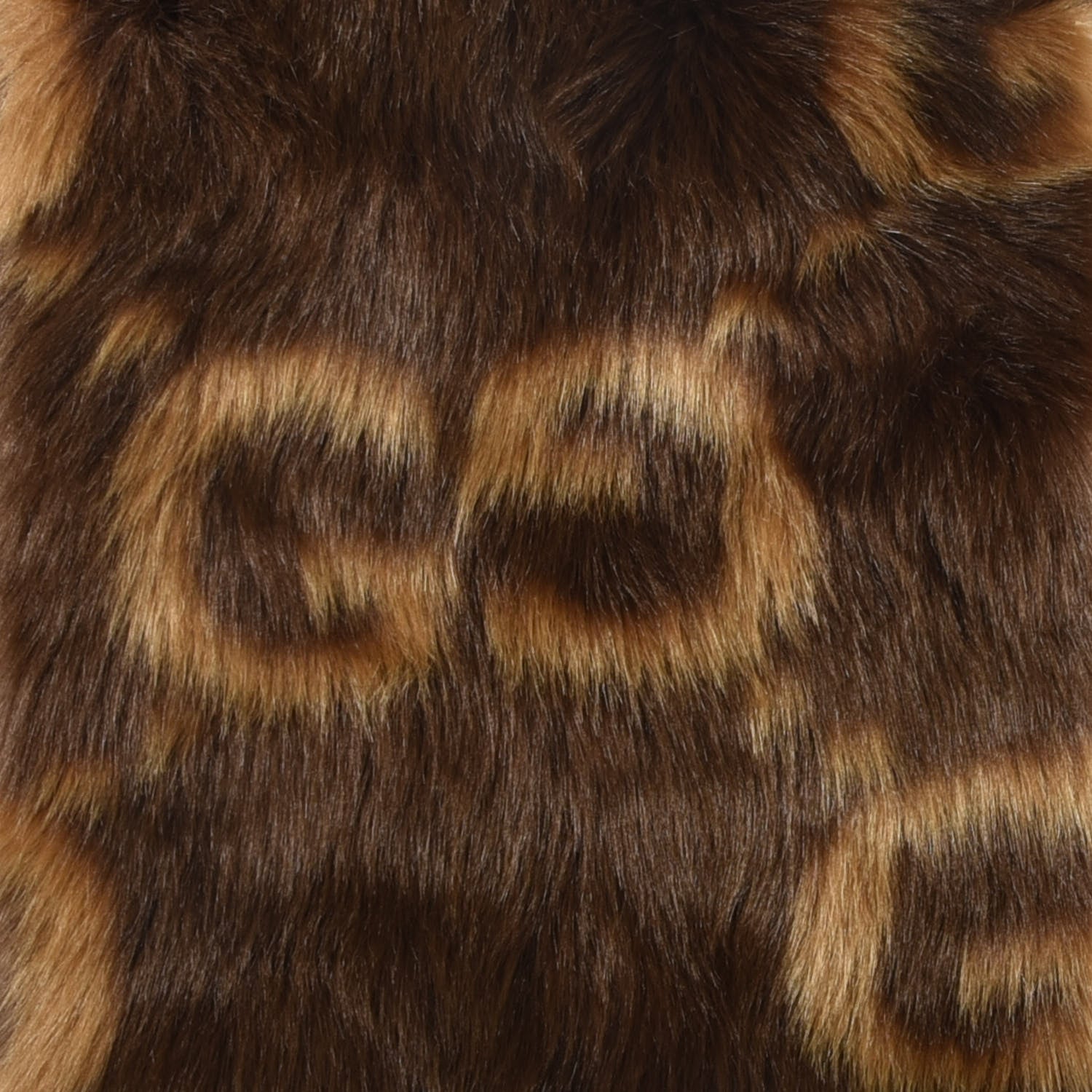 Gucci GG Eco Faux Fur Stole Brown 4 of 4