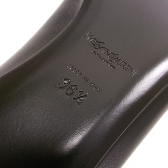 Saint Laurent Leather Rose Flats 6 of 9