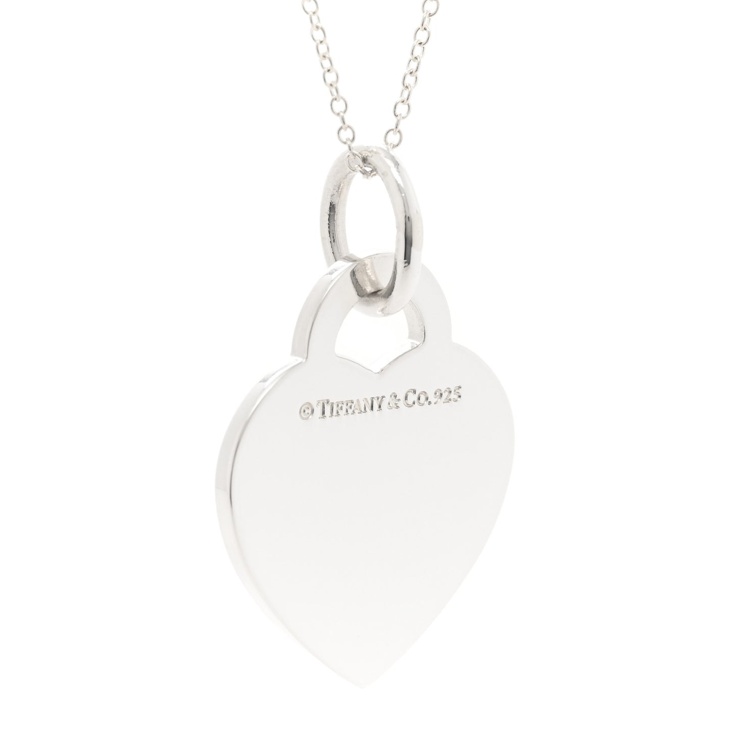 Sterling Silver Medium Return to Tiffany Heart Pendant Necklace