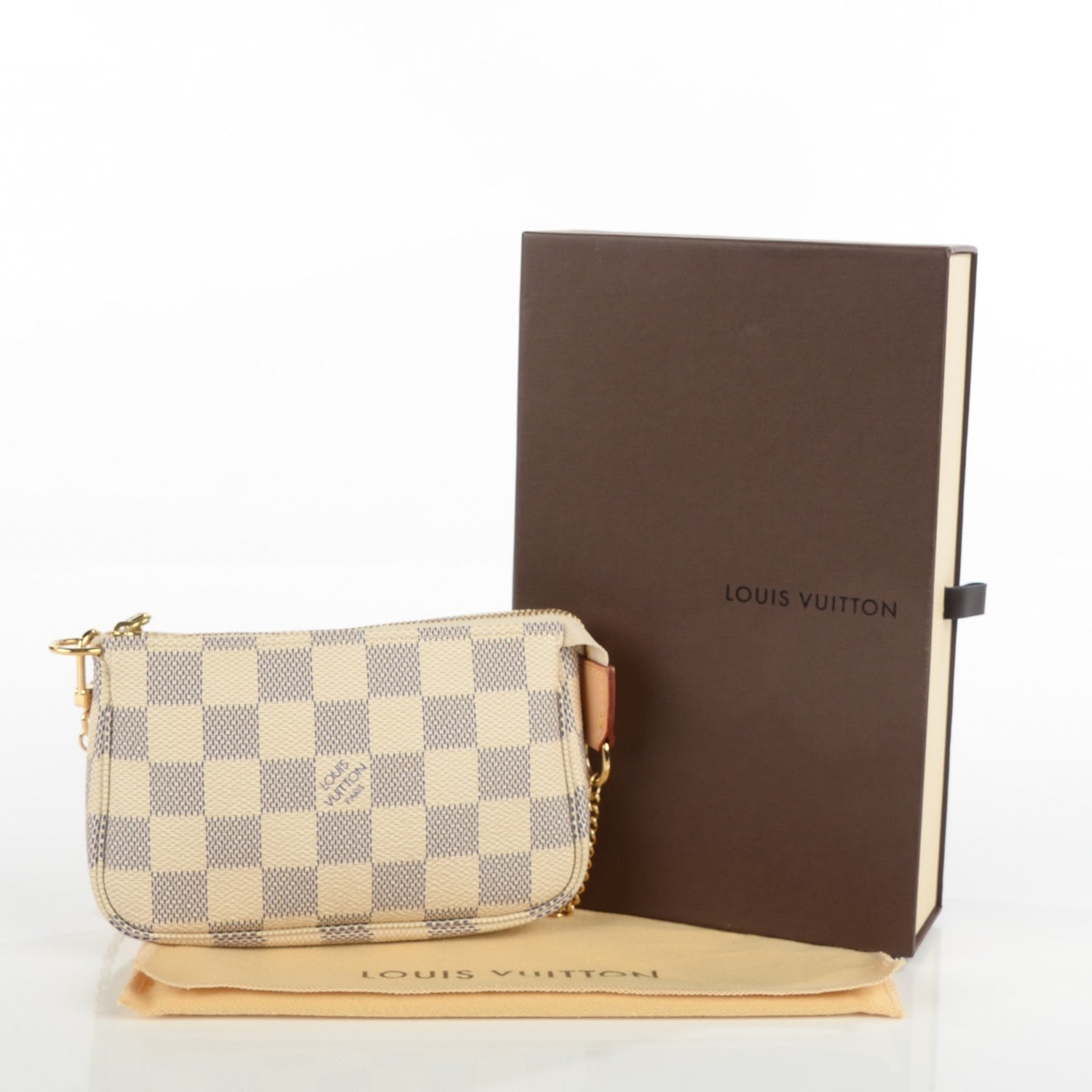 Louis Vuitton Damier Azur Mini Pochette Accessories 5 of 8