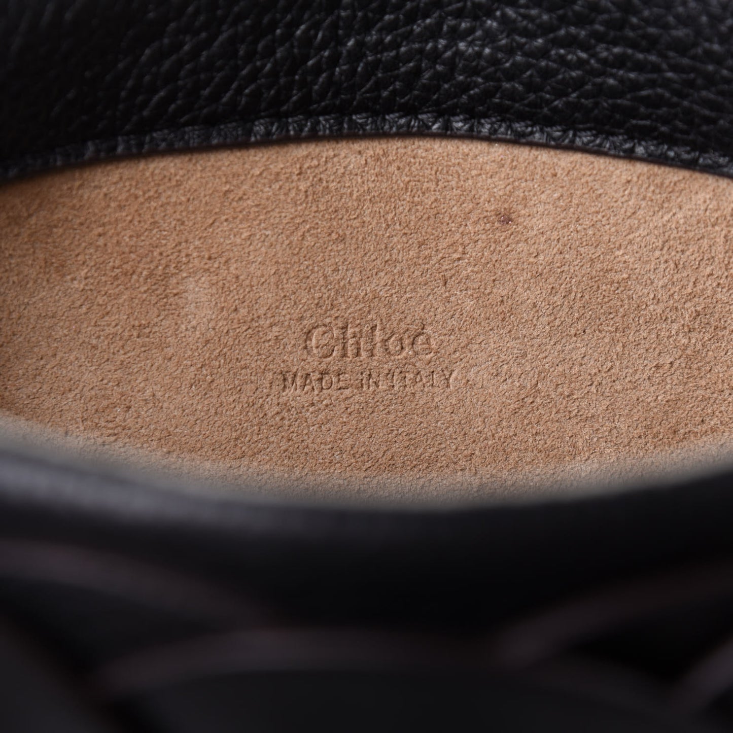Grained Calfskin Darryl Clutch Black