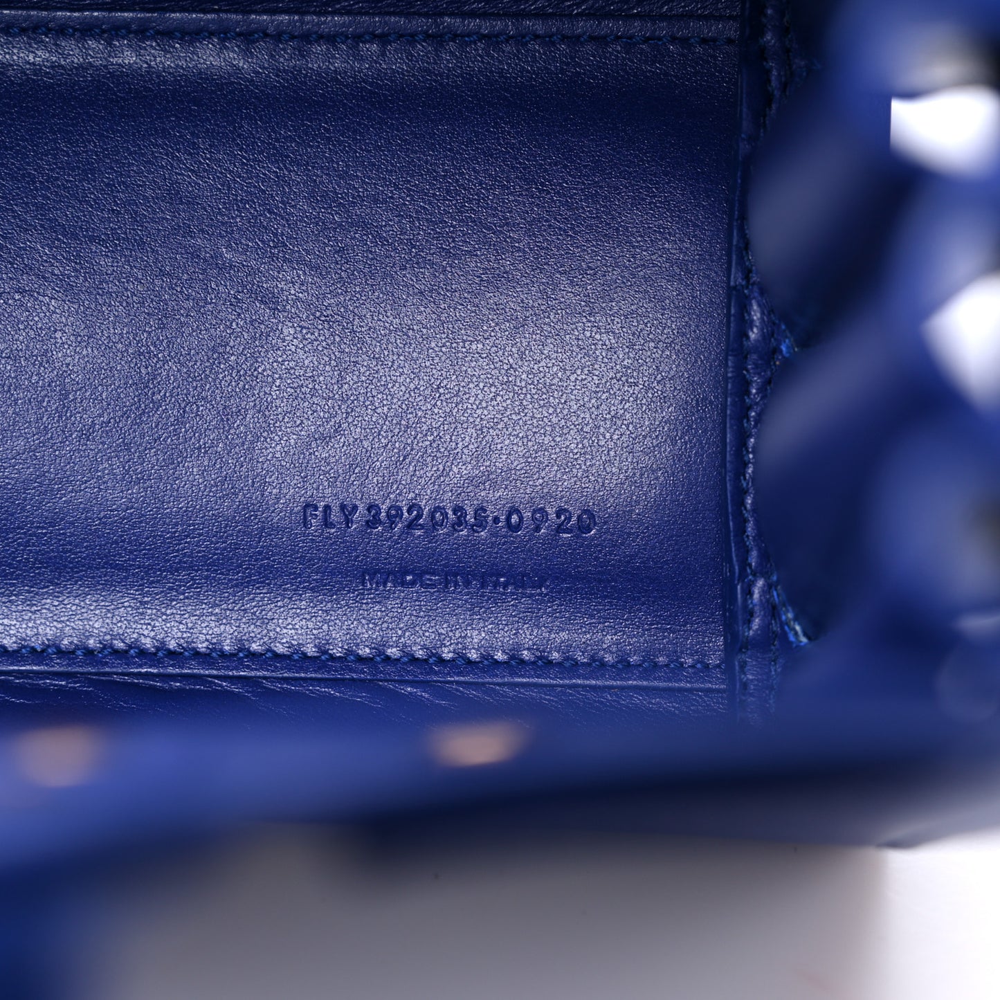 Calfskin Nano Sac De Jour Royal Blue