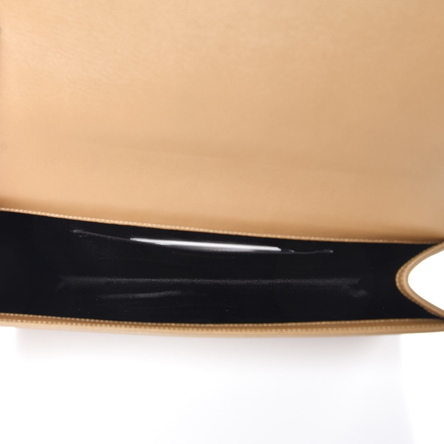 Saint Laurent Calfskin Monogram Large Belle De Jour Clutch Beige 5 of 8