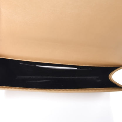 Saint Laurent Calfskin Monogram Large Belle De Jour Clutch Beige 5 of 8