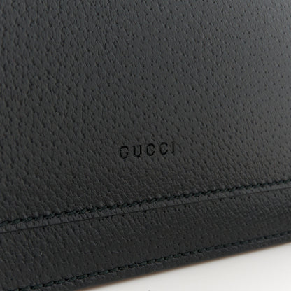 Gucci Calfskin Web Floral Embroidered Medium Dionysus Shoulder Bag Black 9 of 12