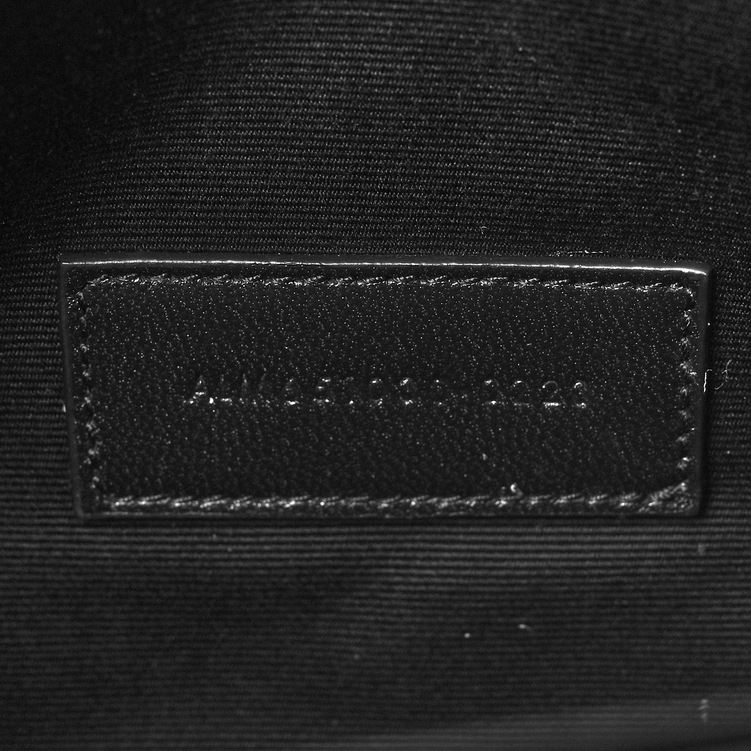 Saint Laurent Grain De Poudre Textured Mixed Matelasse Triquilt Monogram Clutch Vert Fonce 7 of 10