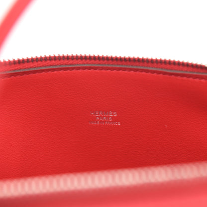 Hermes Taurillon Clemence Bolide 31 Rouge Casaque 6 of 10