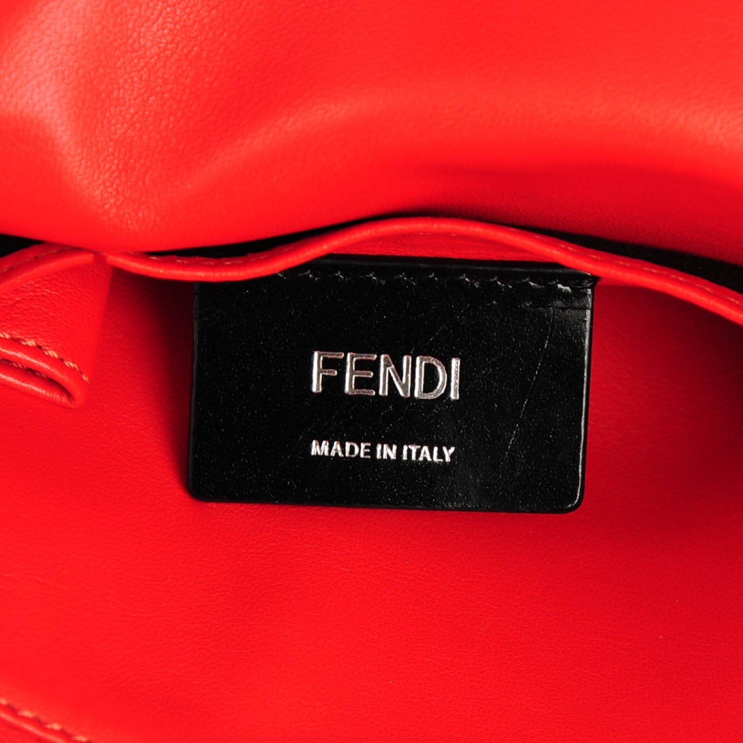 Fendi Vitello Dolce Marmol Regular 2Jours Tote Blue Notte Papavero 6 of 8