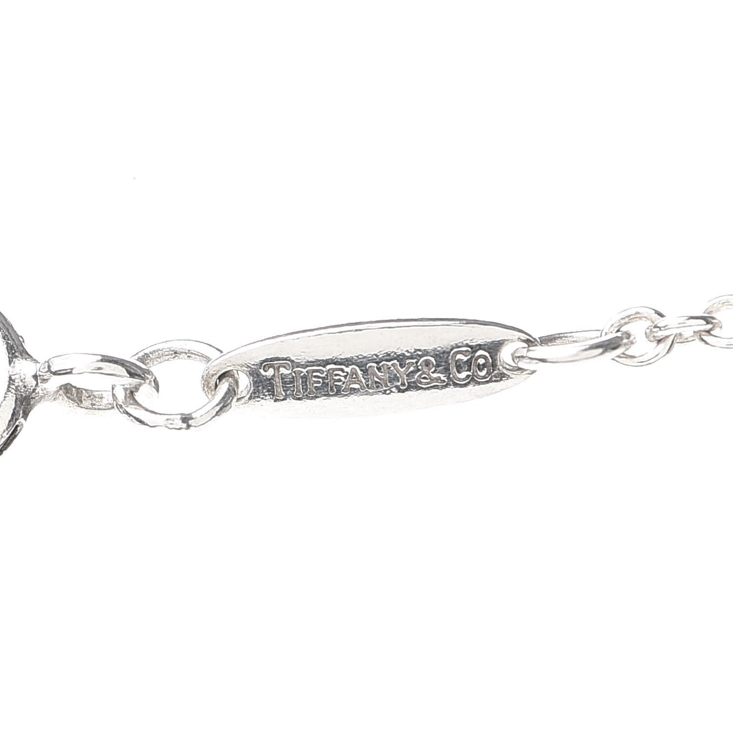 Sterling Silver 22mm Elsa Peretti Open Heart Pendant Necklace