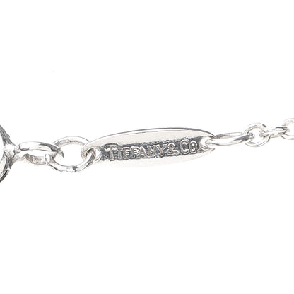 Tiffany Sterling Silver 22mm Elsa Peretti Open Heart Pendant Necklace 5 of 6