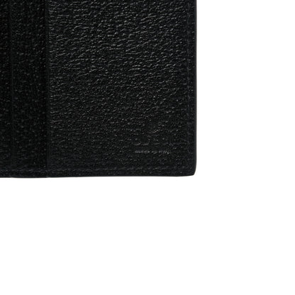 Gucci Calfskin Boar Effect GG Marmont Card Case Black 6 of 8
