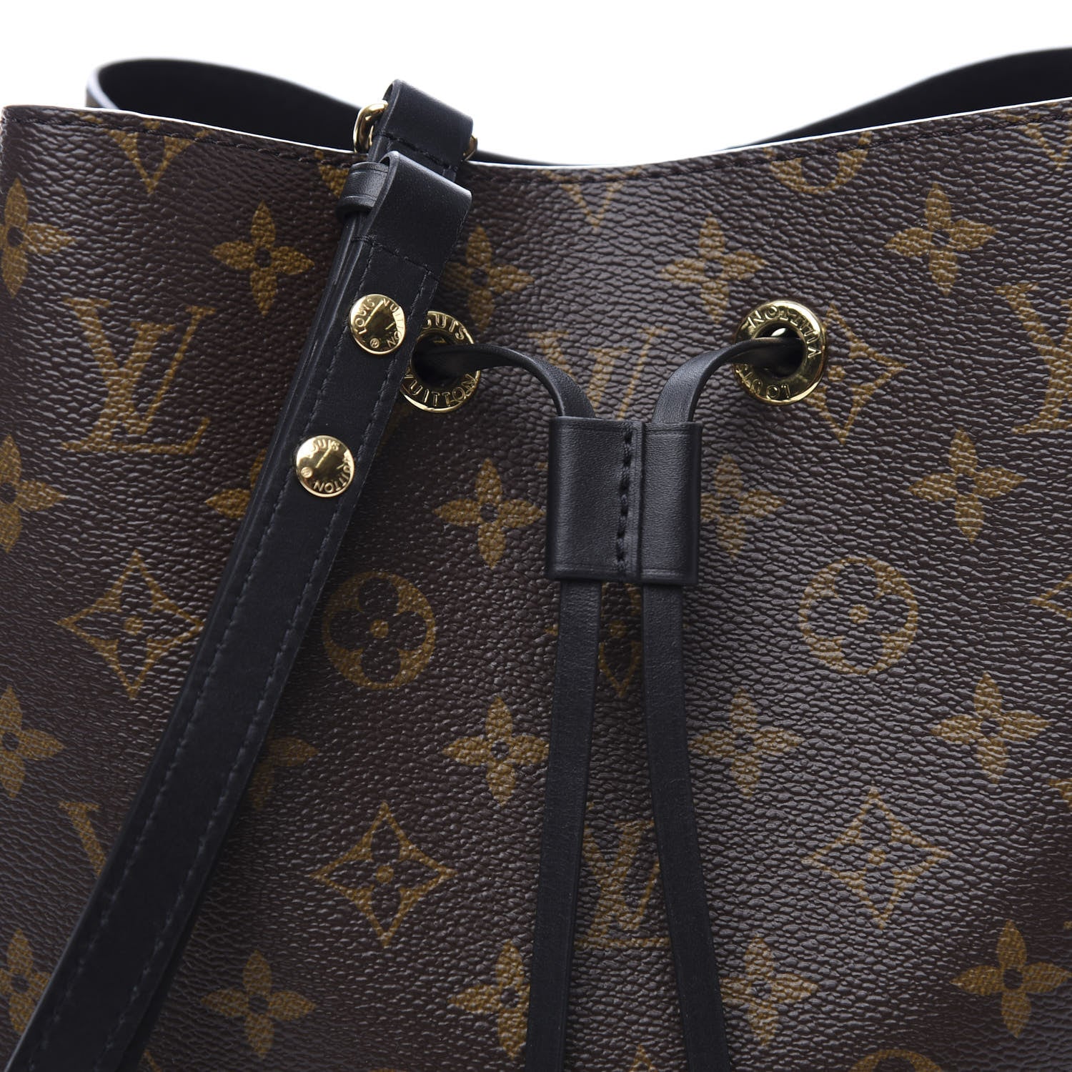 Louis Vuitton Monogram Neonoe MM Black 7 of 7