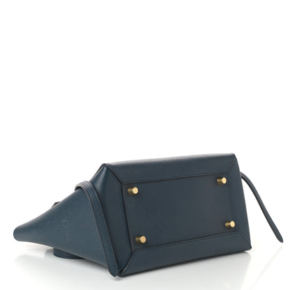 Celine Grained Calfskin Mini Belt Bag Deepsea 4 of 9