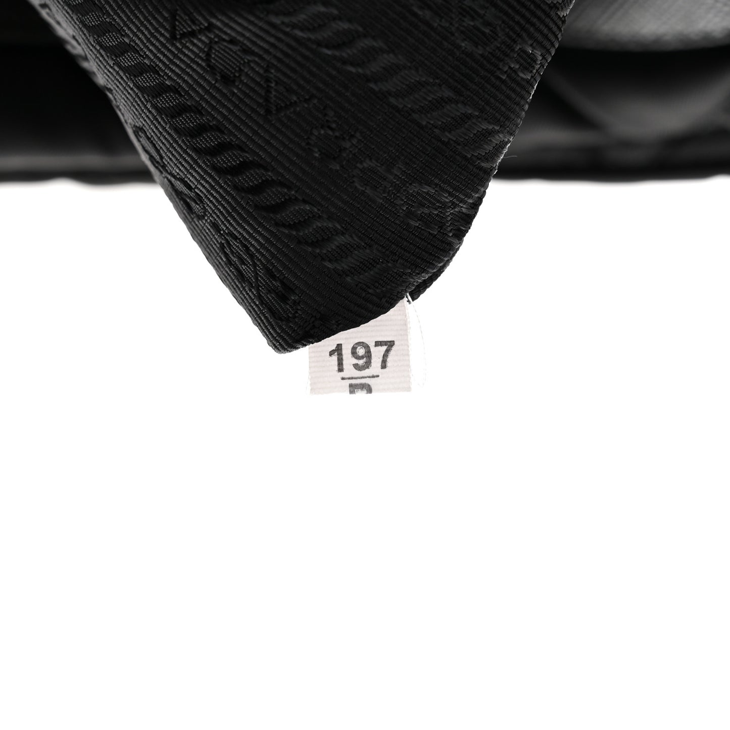 Nylon Tessuto Impuntu Quilted Tote Black
