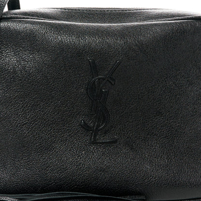 Saint Laurent Lambskin Monogram Small Lou Camera Bag Black 8 of 12