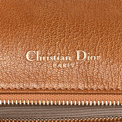 Christian Dior Grained Calfskin Medium Diorama Flap Bag Brown 6 of 10