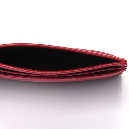 Gucci Calfskin Matelasse GG Marmont Card Holder Hibiscus Red 5 of 12