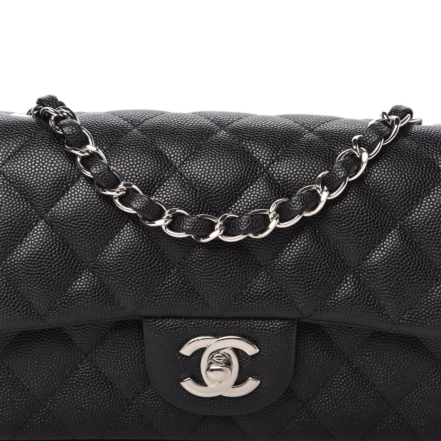 Chanel Caviar Quilted Mini Rectangular Flap Black 10 of 11