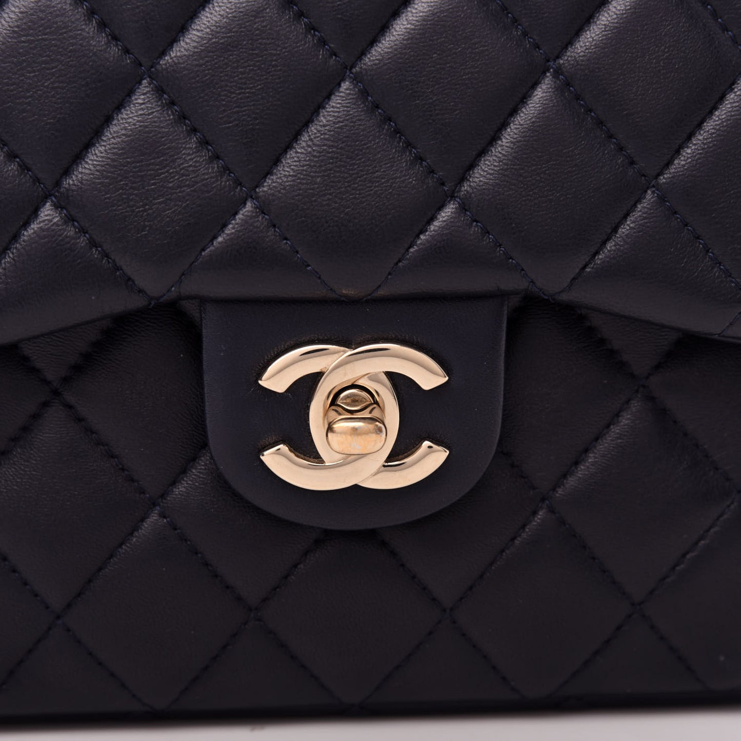 Lambskin Quilted Small in Seoul Backpack Navy