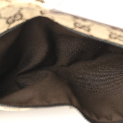 Gucci GG Monogram Web Double Pocket Belt Bag Dark Brown 6 of 9