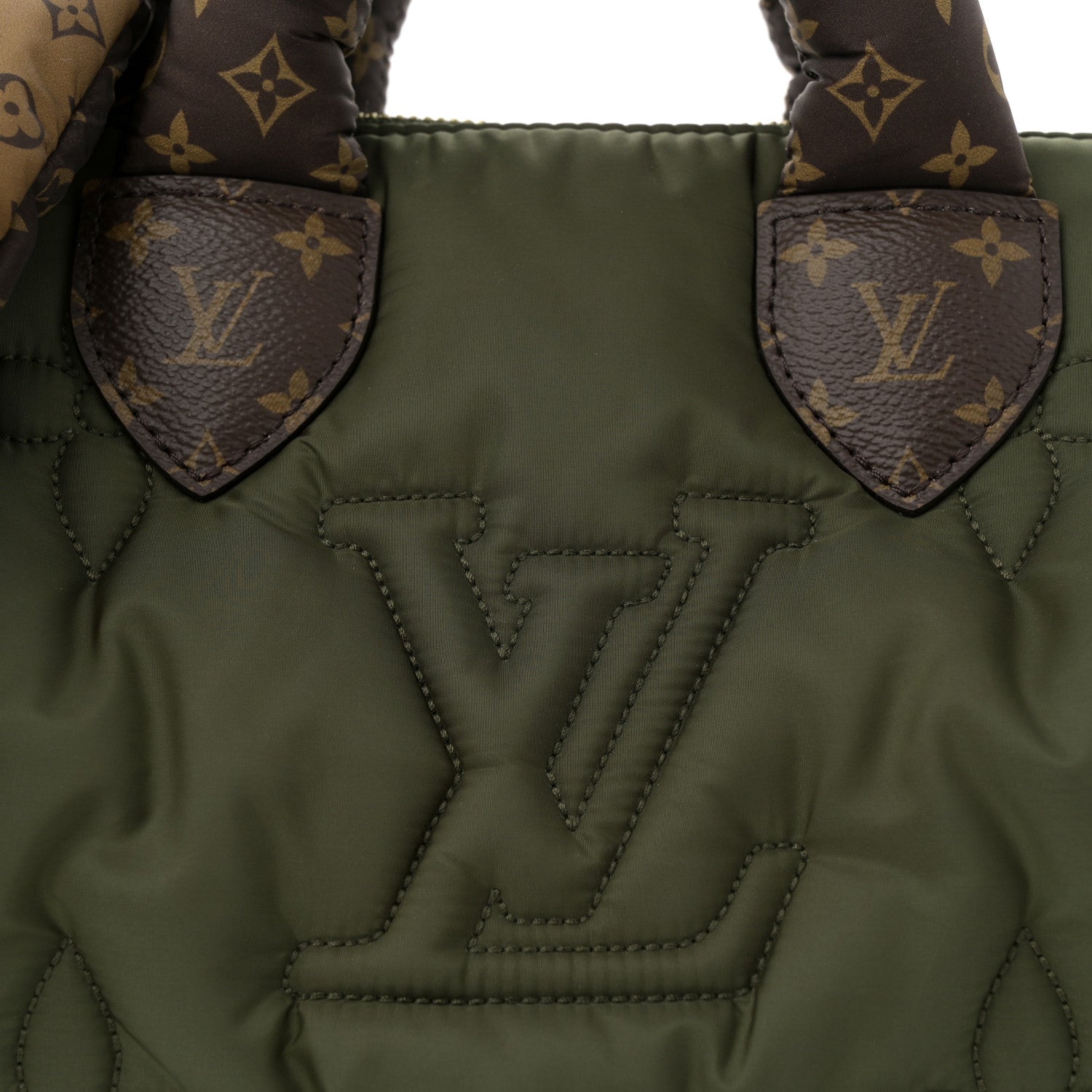 Louis Vuitton Econyl Mini Monogram Pillow Speedy Bandouliere 25 Khaki 7 of 10