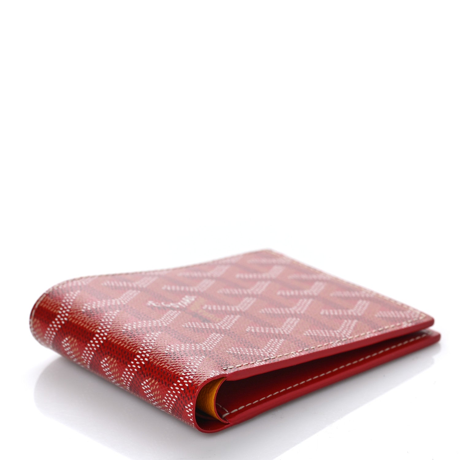 Goyard Goyardine Bi-Fold Victoire PM Wallet Red 4 of 6