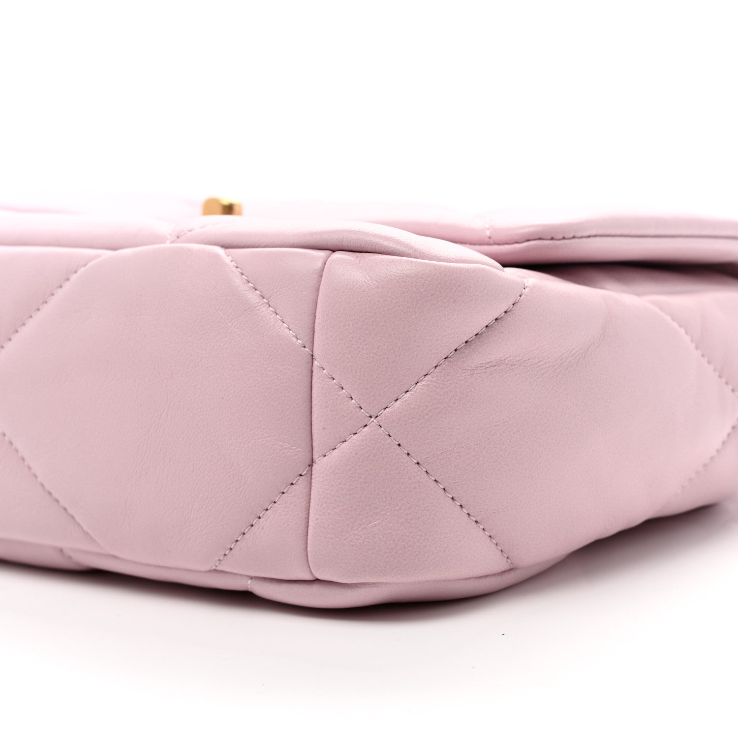 Chanel Lambskin Quilted Medium Chanel 19 Flap Light Pink 9 of 9