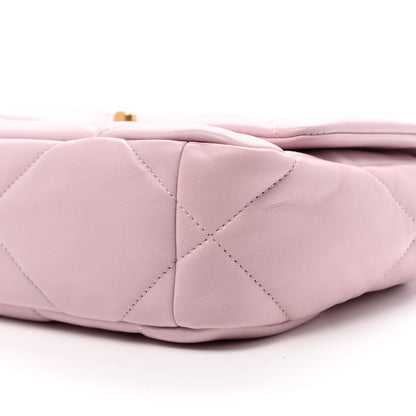 Chanel Lambskin Quilted Medium Chanel 19 Flap Light Pink 9 of 9