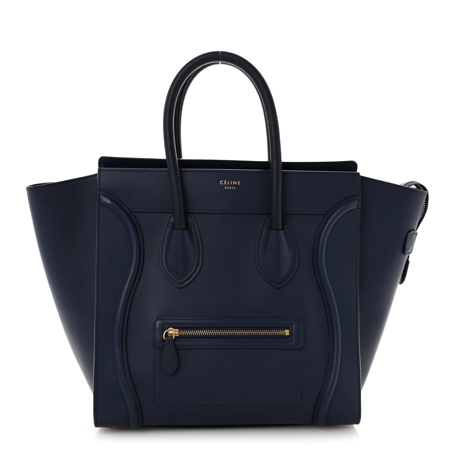 Celine Smooth Calfskin Mini Luggage Ink 1 of 17