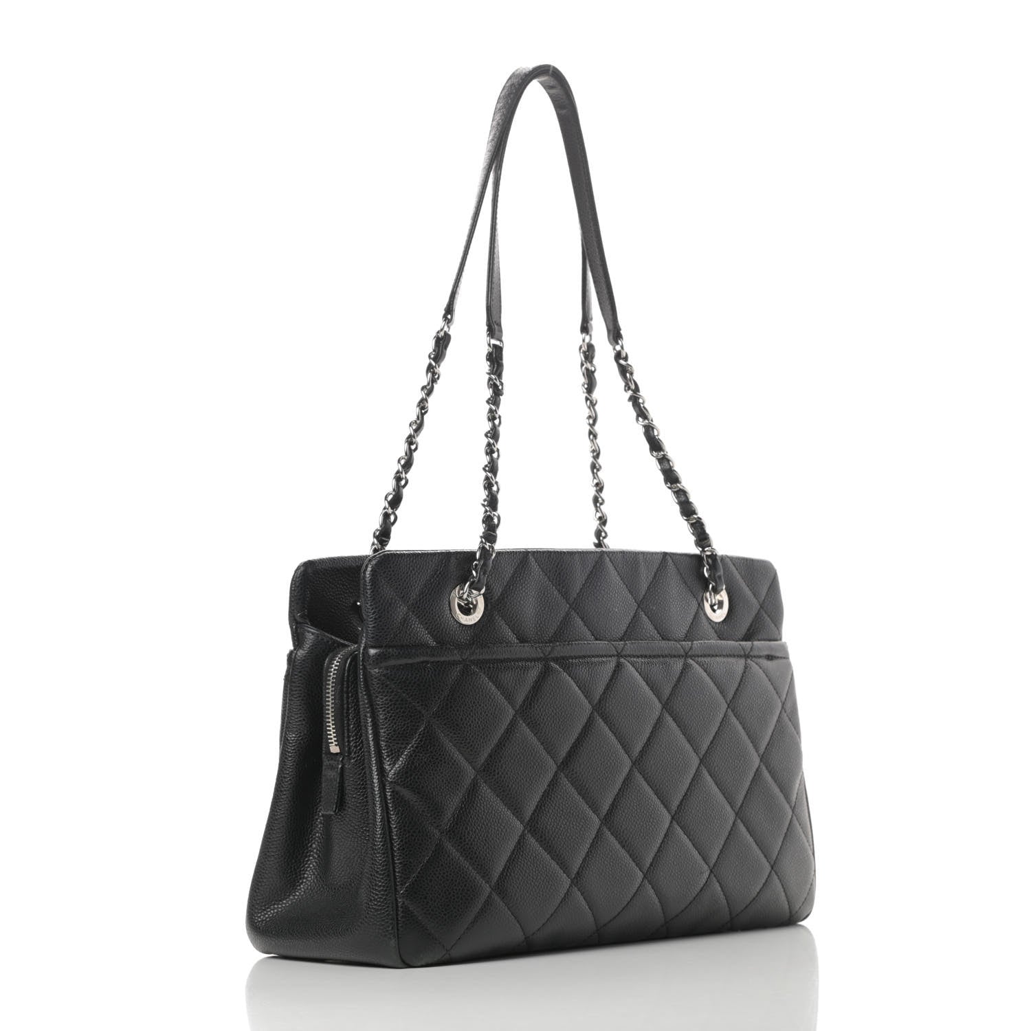 Chanel Caviar Quilted Timeless CC Soft Tote Black 3 of 18