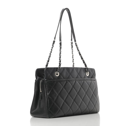 Chanel Caviar Quilted Timeless CC Soft Tote Black 3 of 18