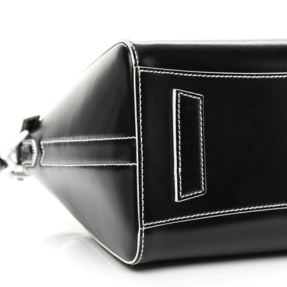 Givenchy Calfskin Contrast Topstitch Small Antigona Black White 8 of 10