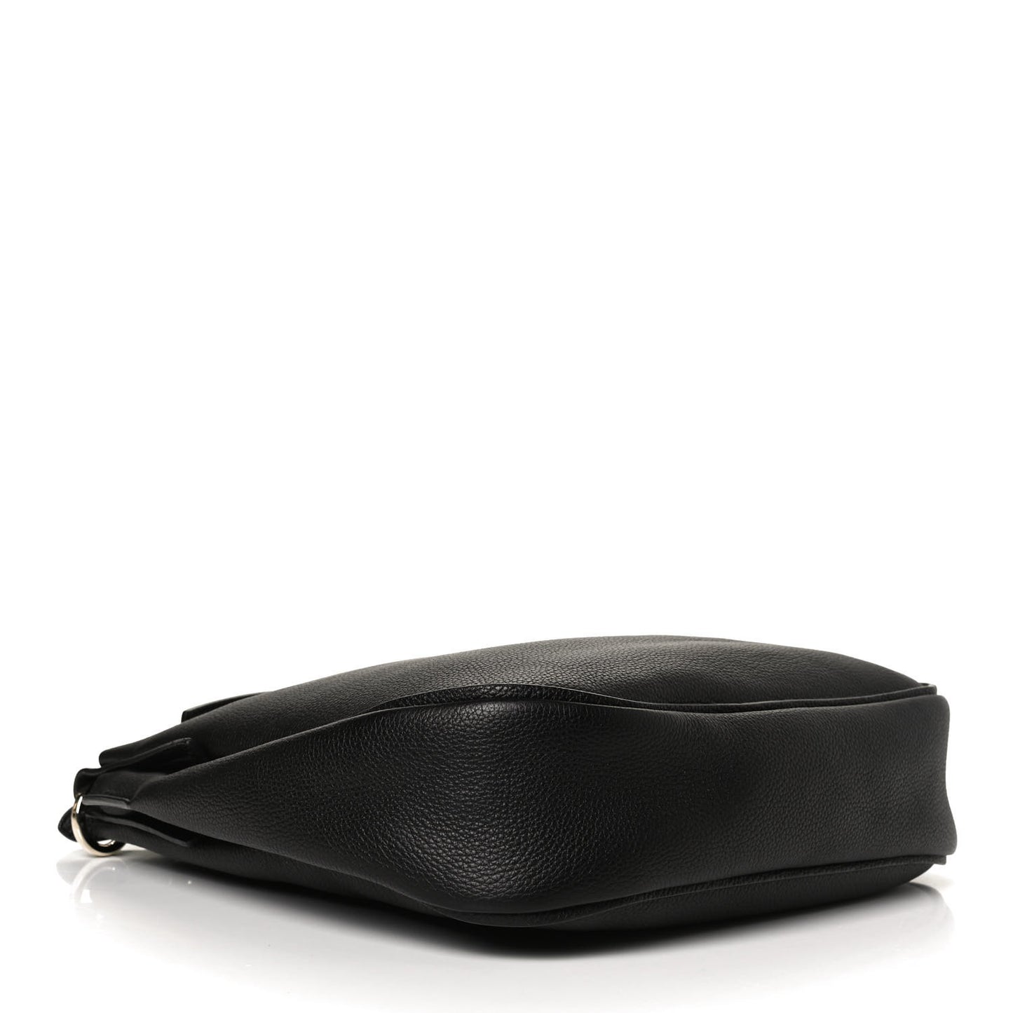 Calfskin Reverse Hobo Black