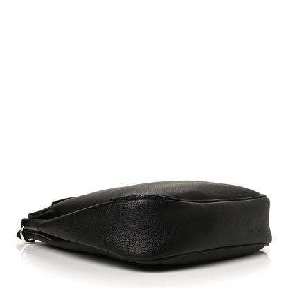 Salvatore Ferragamo Calfskin Reverse Hobo Black 4 of 12