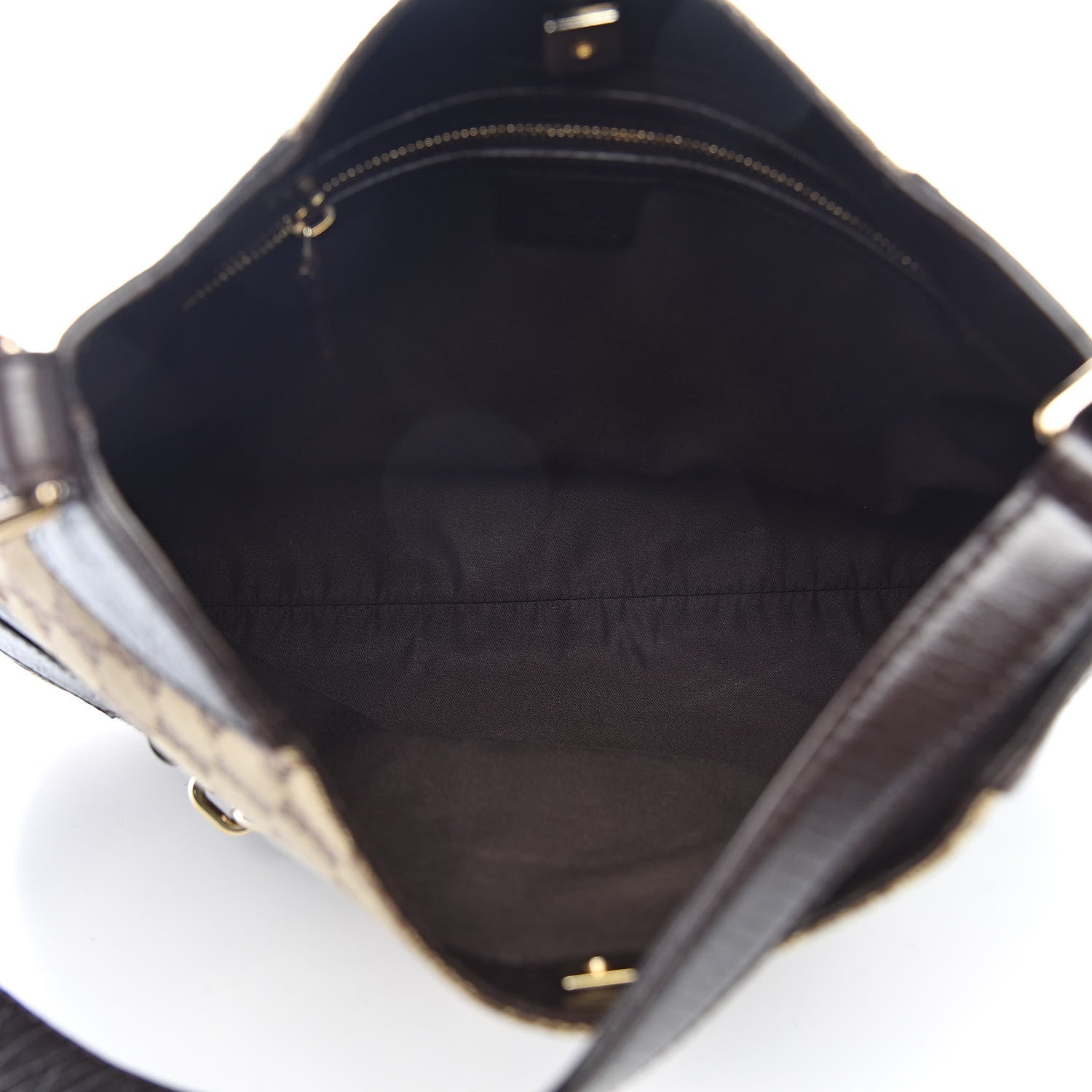 Gucci Monogram Hasler Hobo Dark Brown 5 of 11