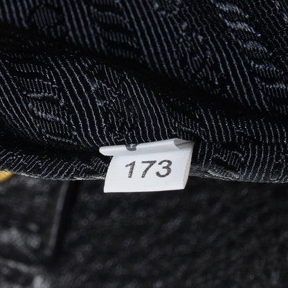 Prada Vitello Daino Tote Nero Black 9 of 12