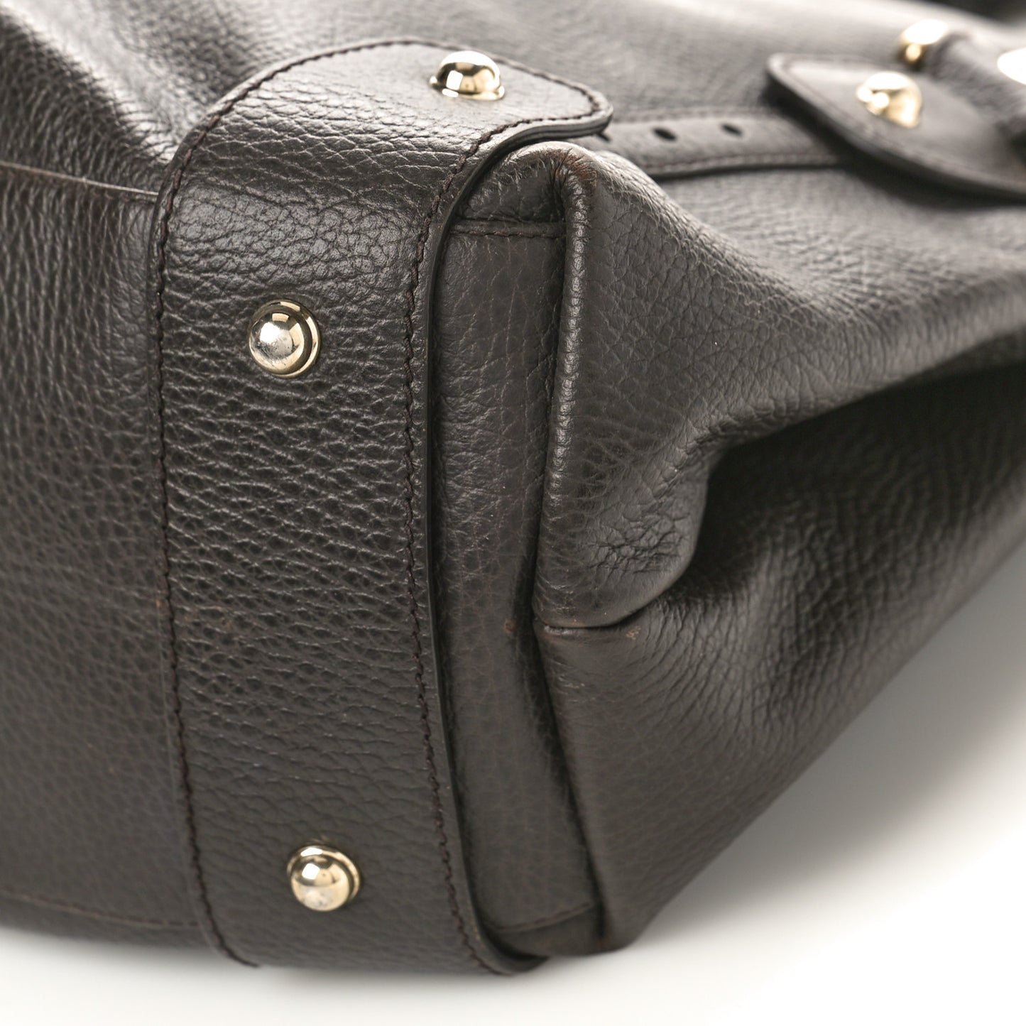 Calfskin Medium Pelham Shoulder Bag Dark Brown