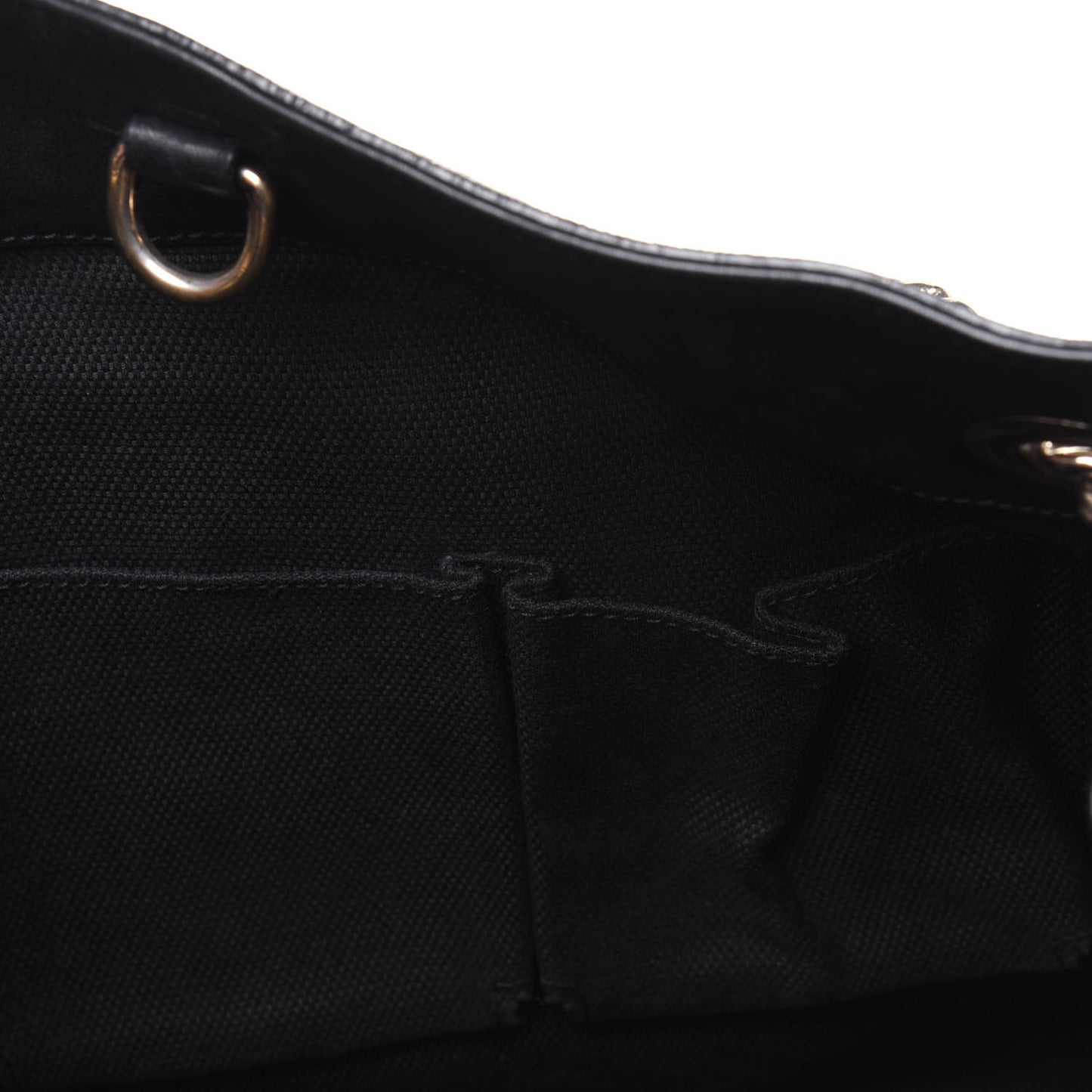 Patent Medium Soho Chain Shoulder Bag Black