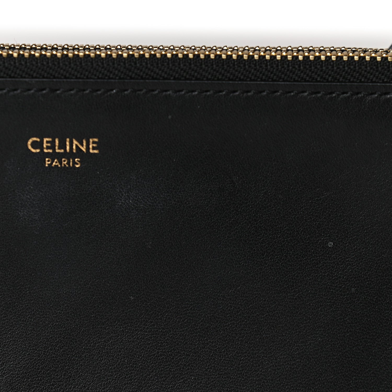 Celine Lambskin Small Trio Crossbody Bag Black 9 of 10