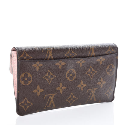 Louis Vuitton Monogram Jeanne Wallet Rose Ballerine 3 of 12