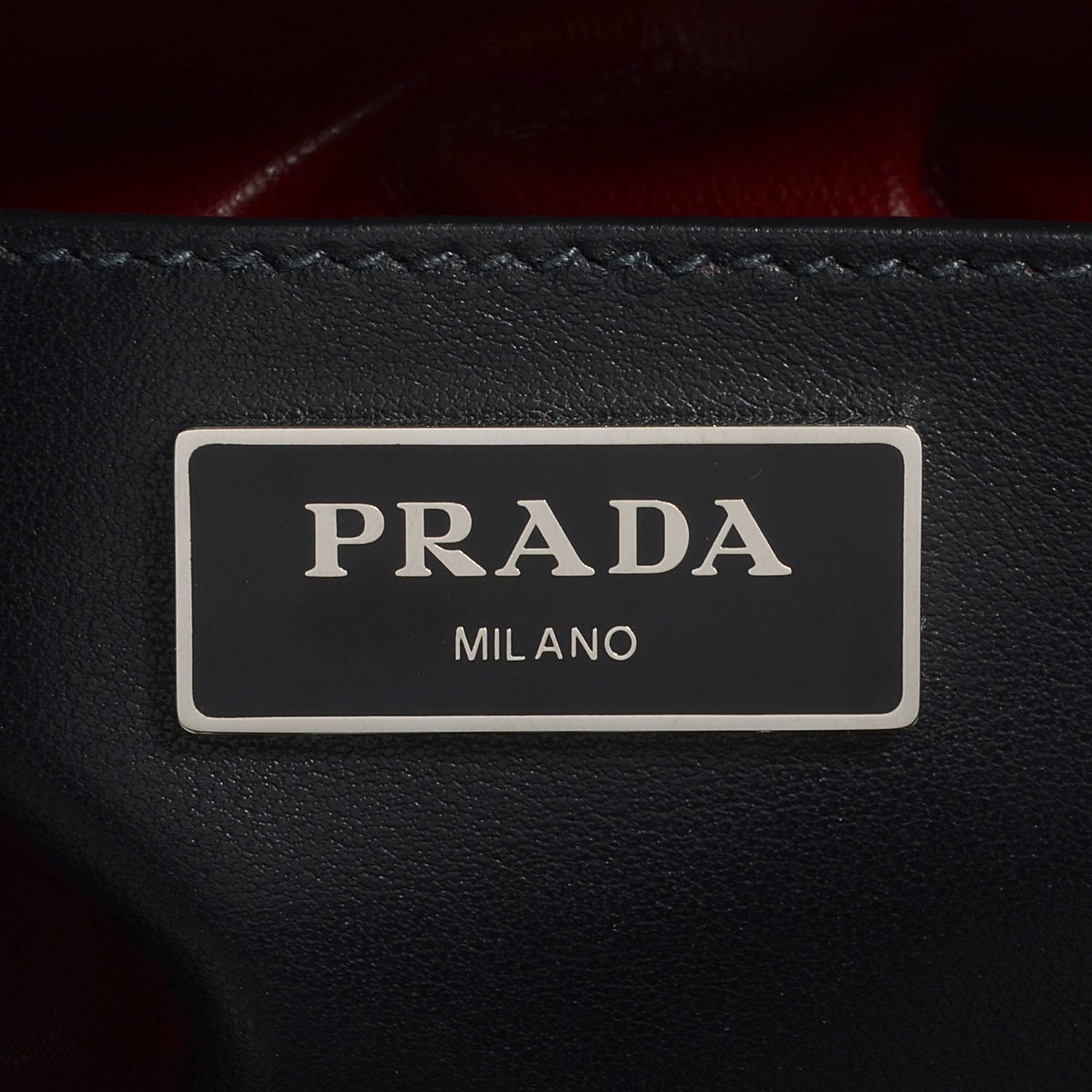 Prada Soft Calf Fringe Bucket Bag Nero Black 8 of 9