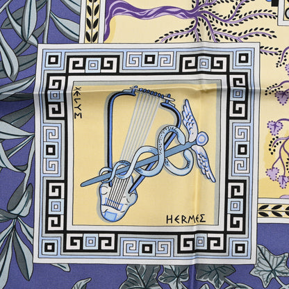 Hermes Silk Greek God and Goddess Mythology Scarf 90 2 of 4