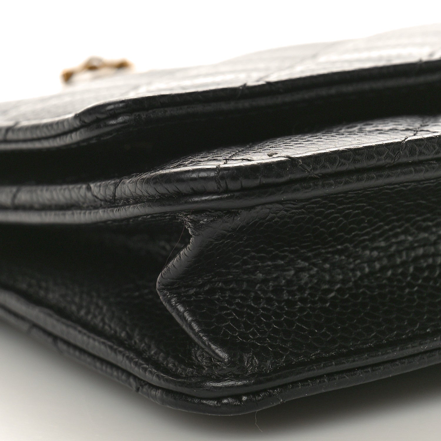 Chanel Caviar Quilted Wallet on Chain WOC Black 9 of 10