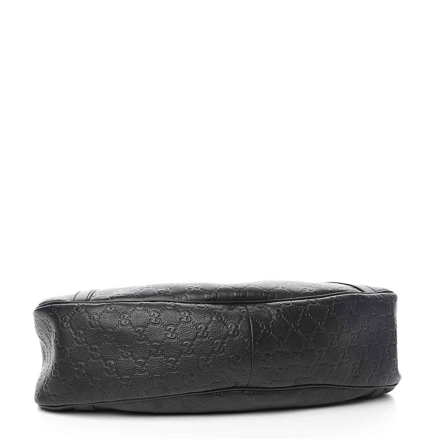 Guccissima Medium GG Twins Shoulder Bag Black