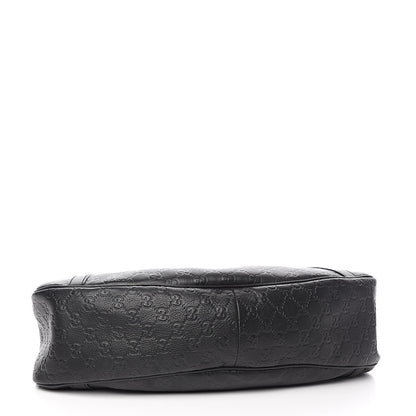 Gucci Guccissima Medium GG Twins Shoulder Bag Black 4 of 14