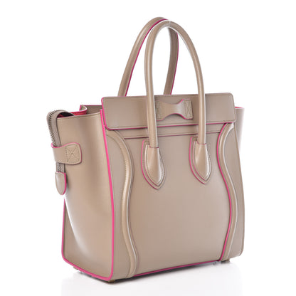 Celine Palmelato Calfskin Micro Luggage Beige 3 of 8