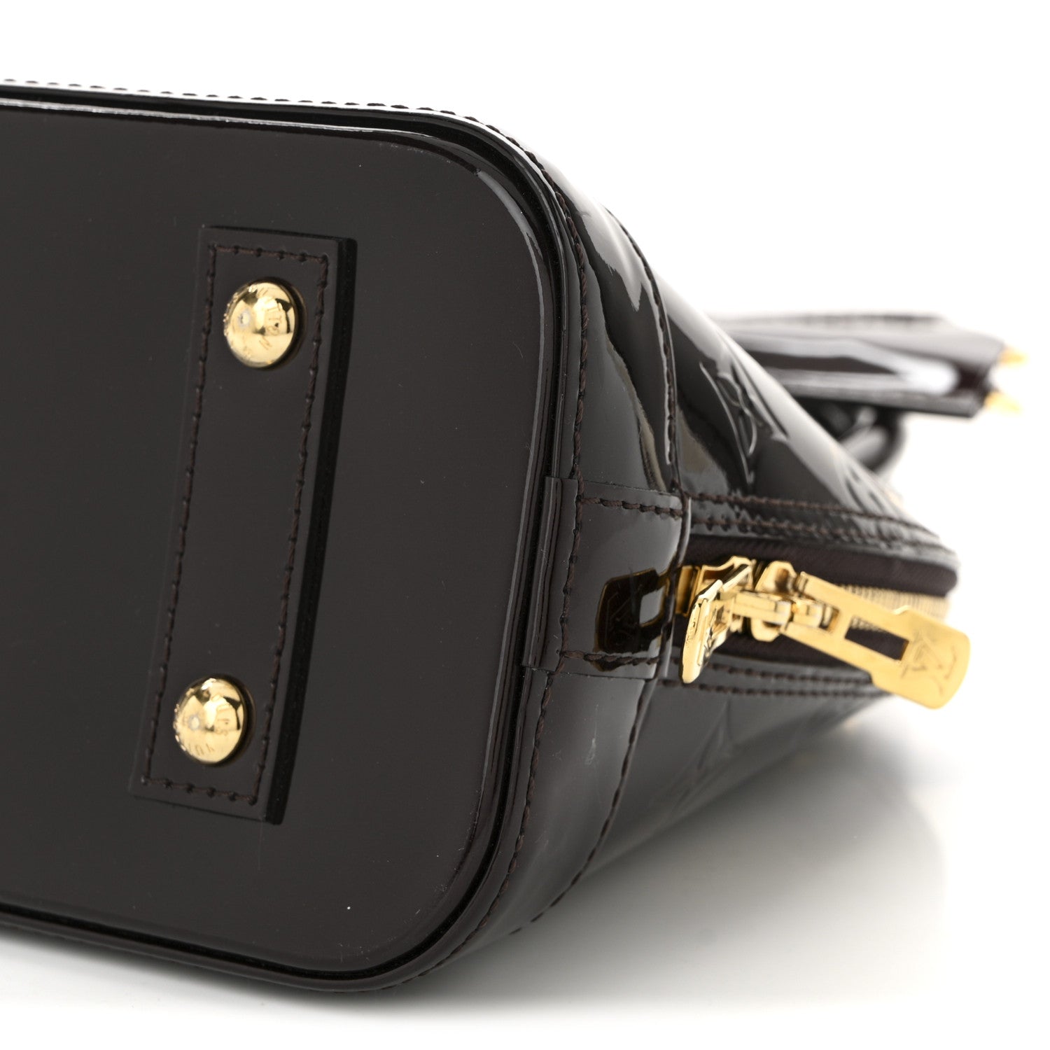 Louis Vuitton Vernis Alma BB Amarante 10 of 10