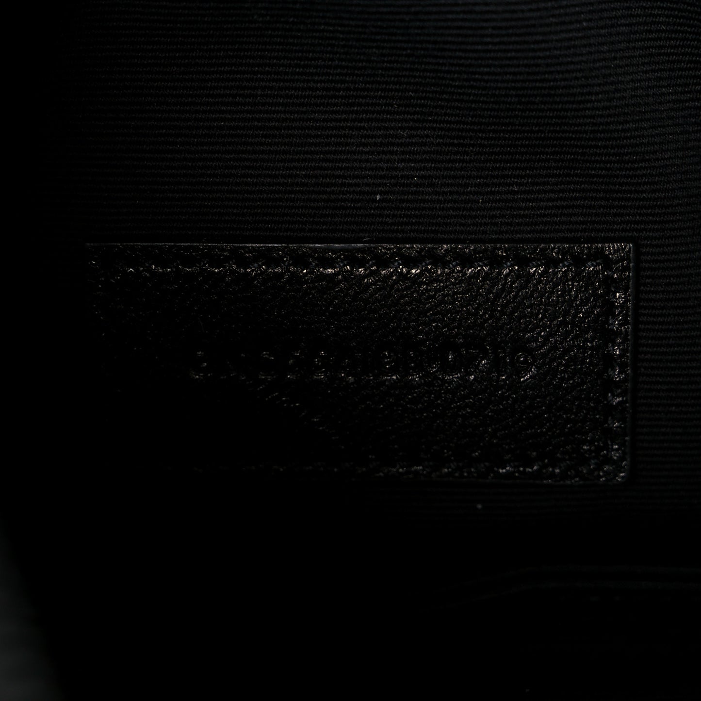 Grain De Poudre Square Dot Zip Bill Pouch Black White