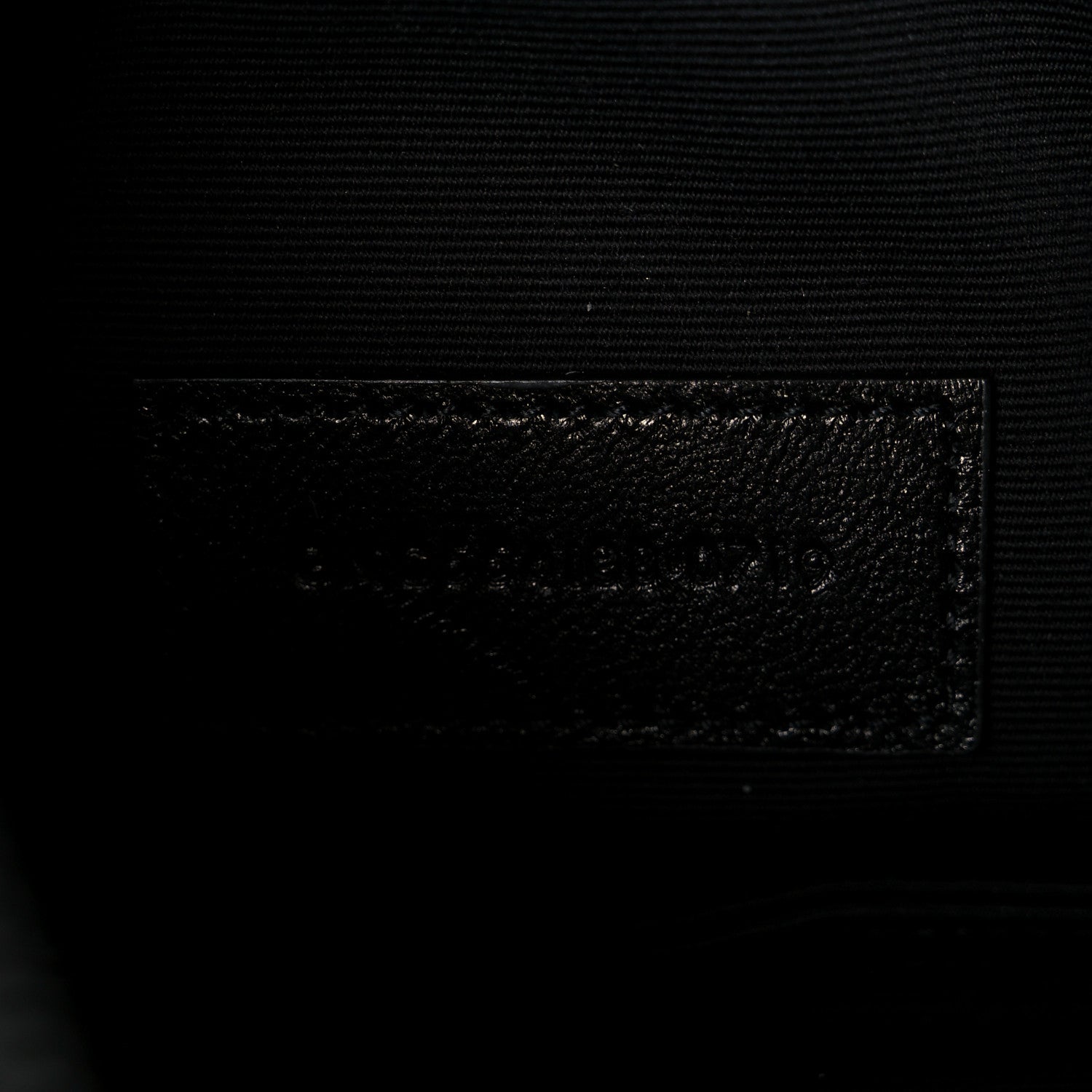 Saint Laurent Grain De Poudre Square Dot Zip Bill Pouch Black White 7 of 9